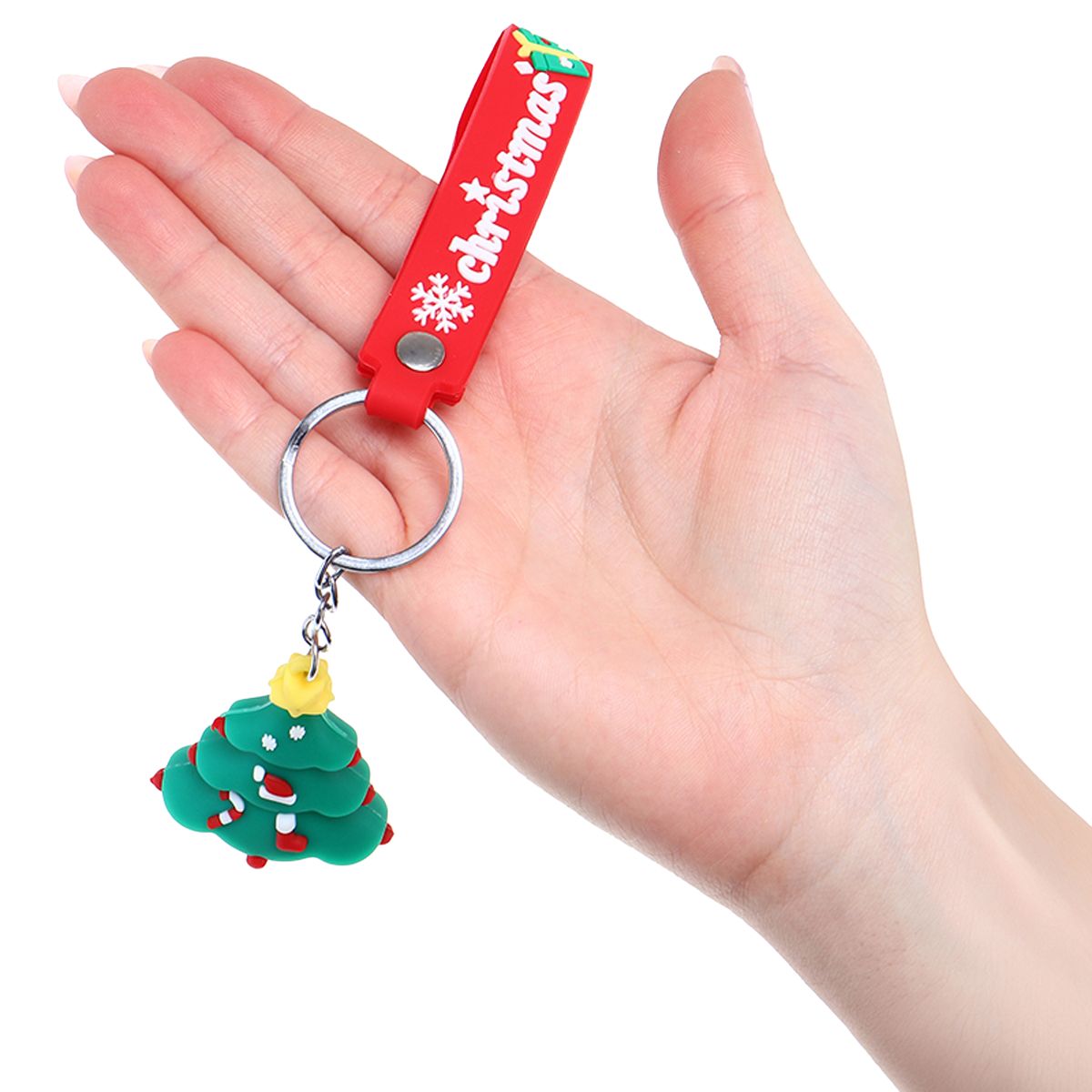 24 Assorted Christmas Character Keyrings