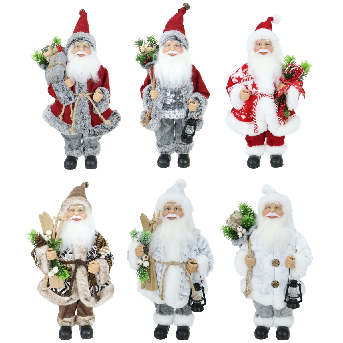 Santa Vintage Figurines Deluxe