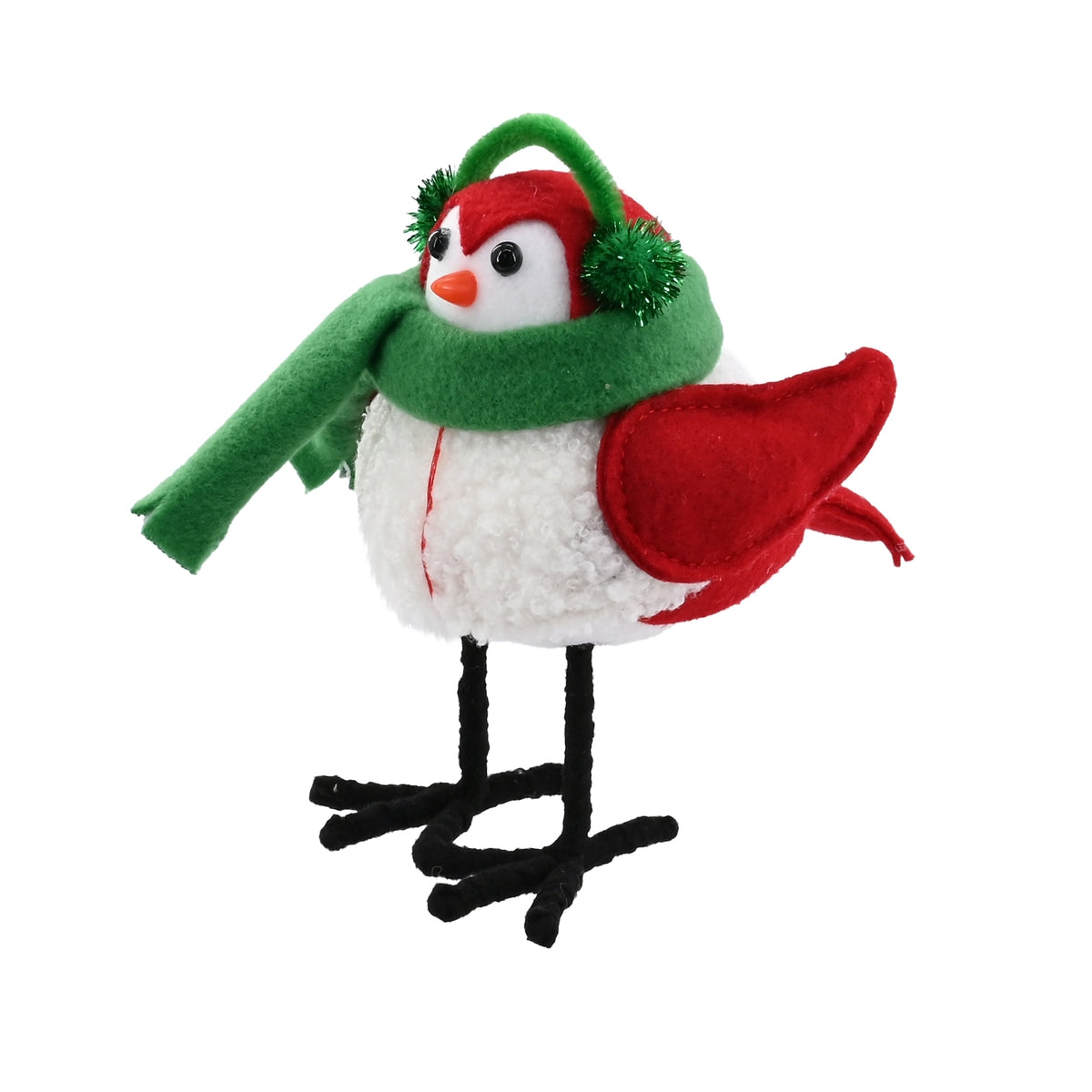 Plush Dressed Festive Bird