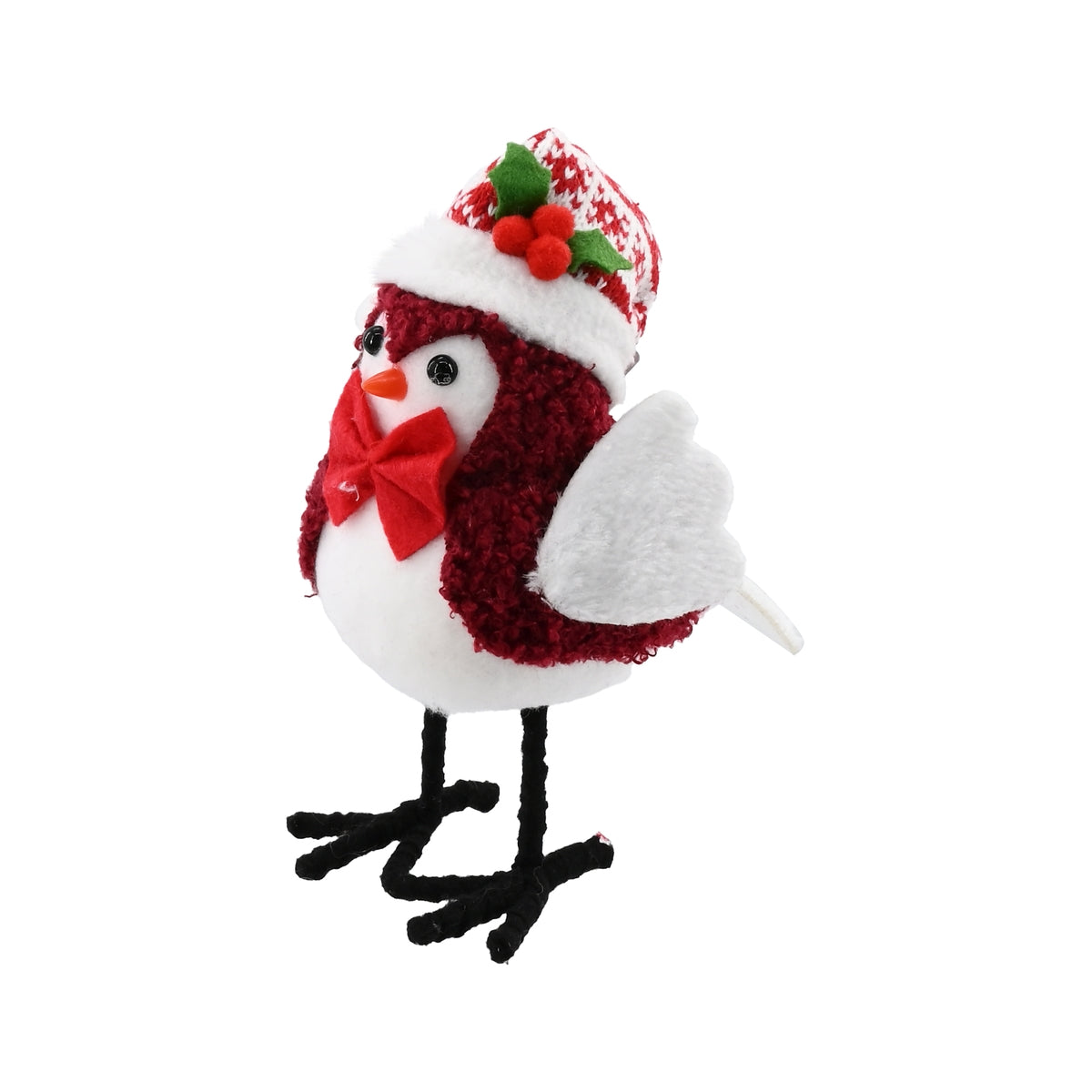 Plush Dressed Festive Bird