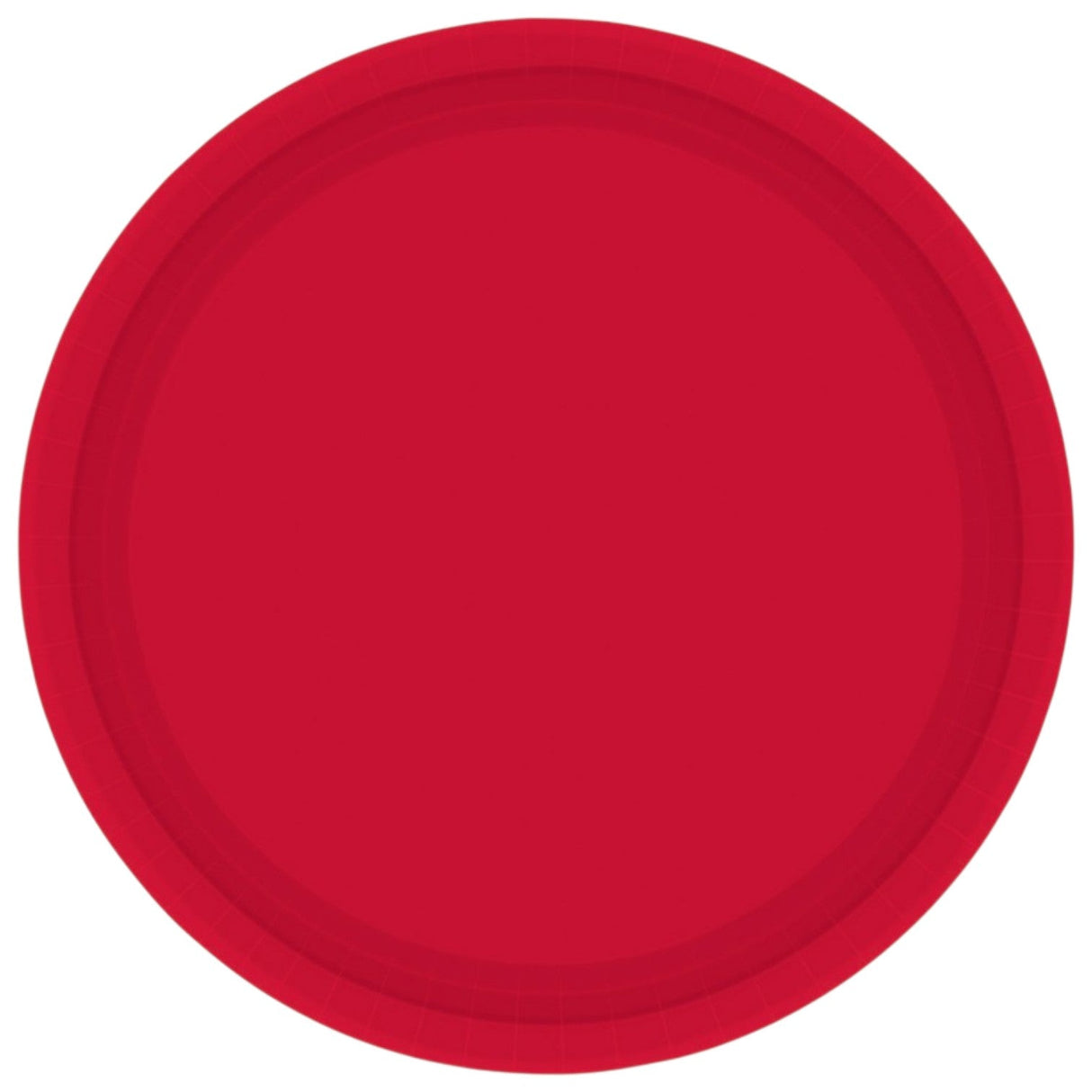 Paper Plate Red 23cm - 20 Pack