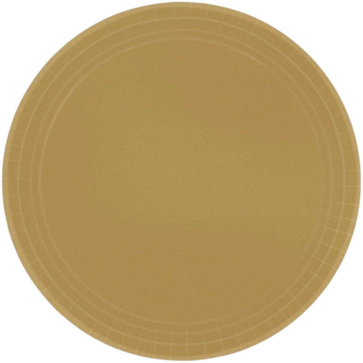 Paper Plate Gold 23cm - 20 Pack