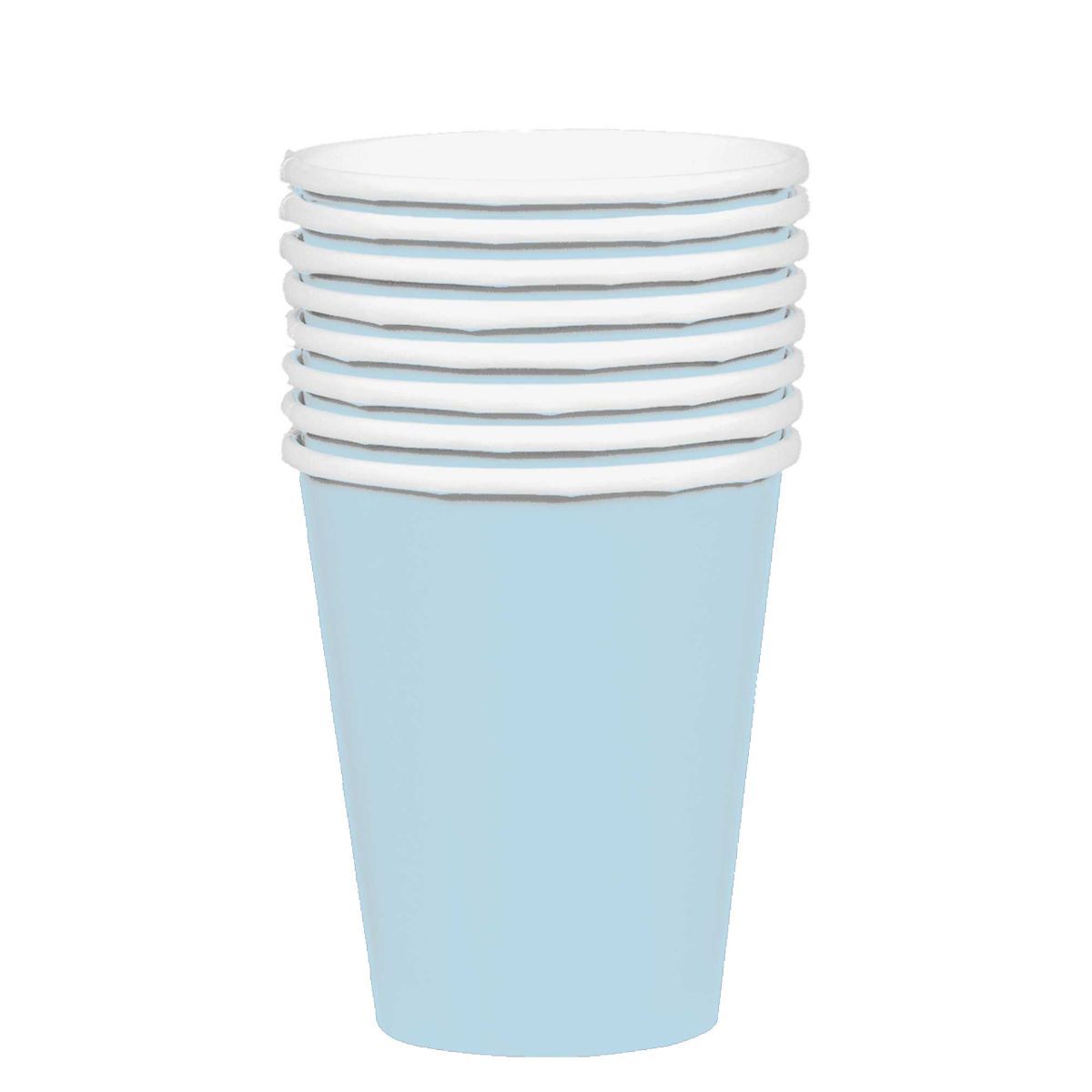 20 Pack Paper Cups 354ml - Pastel Blue