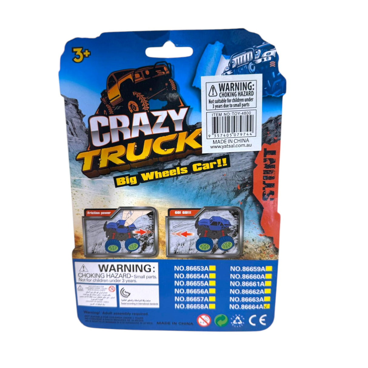 Monster Truck with Crazy Wheels