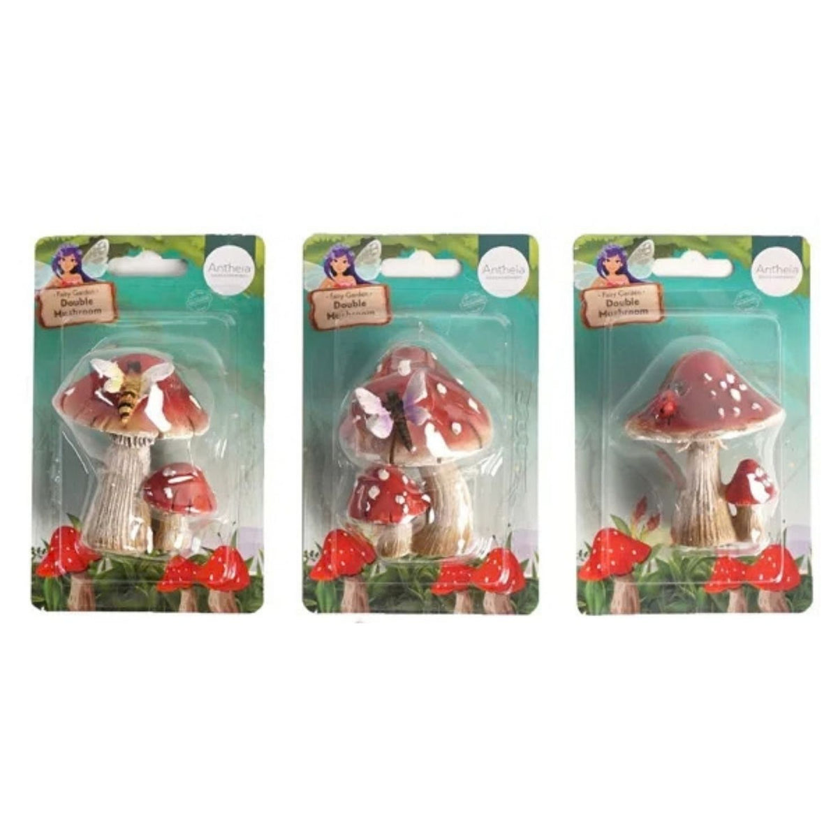 Fairy Garden Double Mushroom