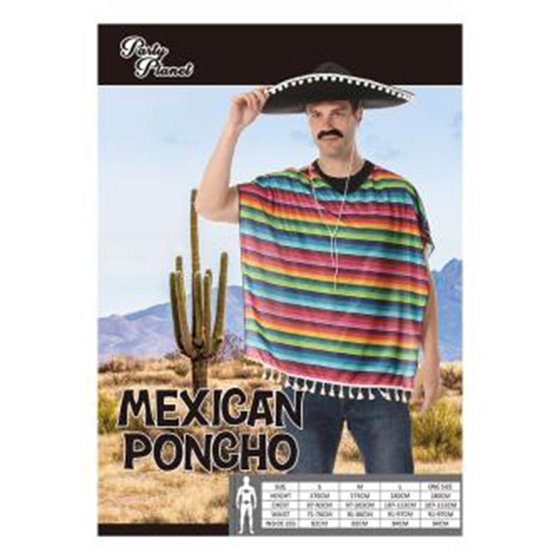 One Size Poncho Costume - PARTY PLANET