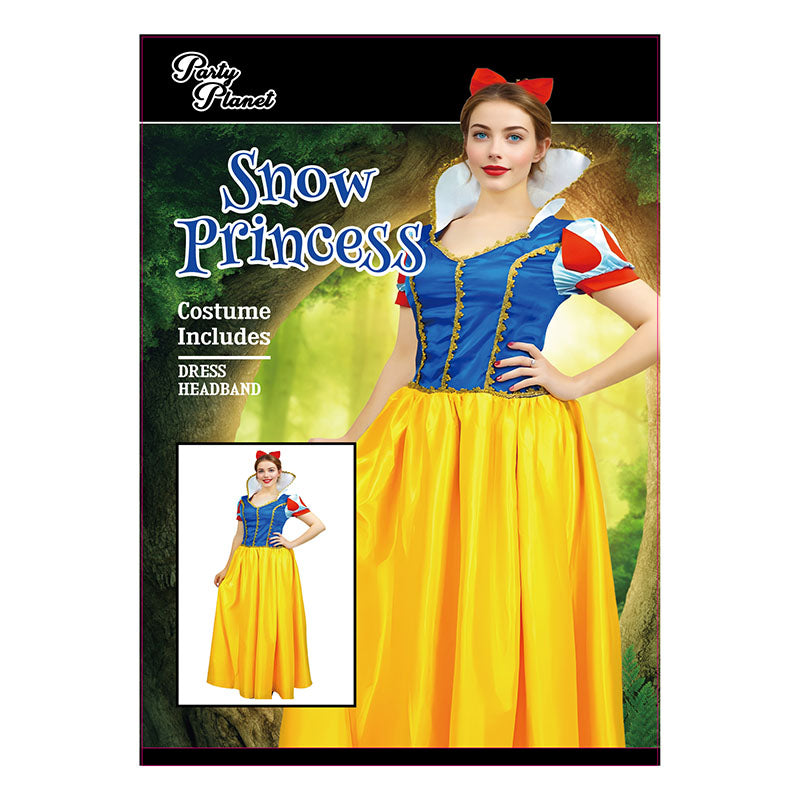 Snow White Adult Costume Dress - Large/XL - PARTY PLANET