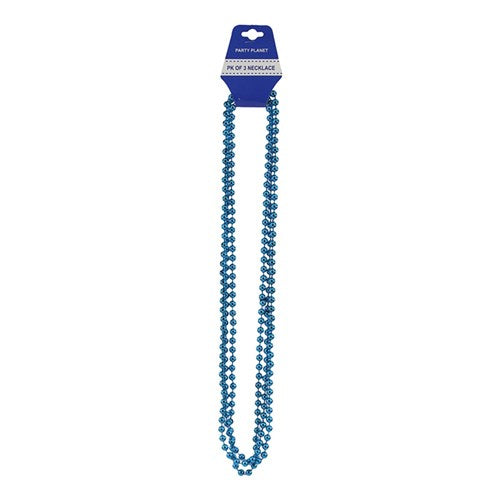 Bead Necklace - Green Pk 3
