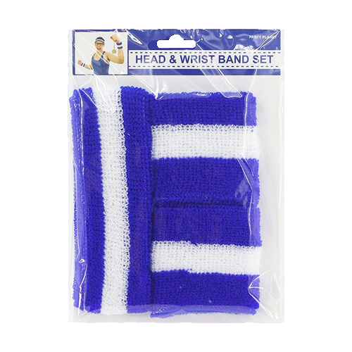 Sweat Band Set Yellow 3 Piece