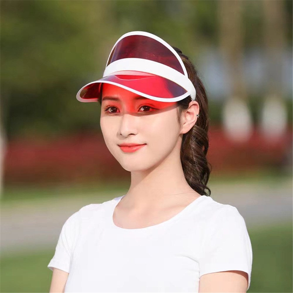 Sun Visor Cap Red