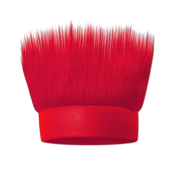 Fluffy Head Band - Red