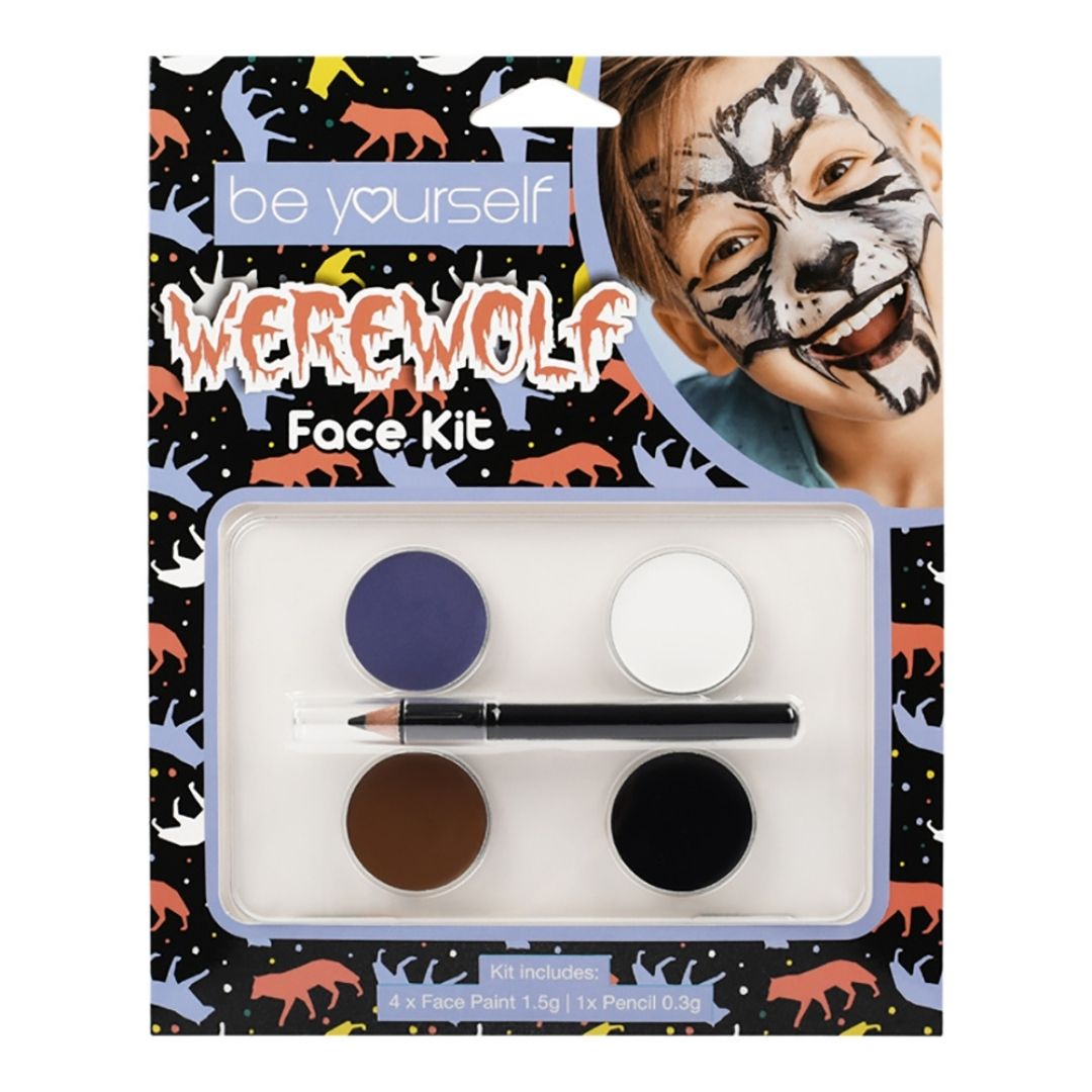Halloween Kids Face Paint Kit - 6 Designs
