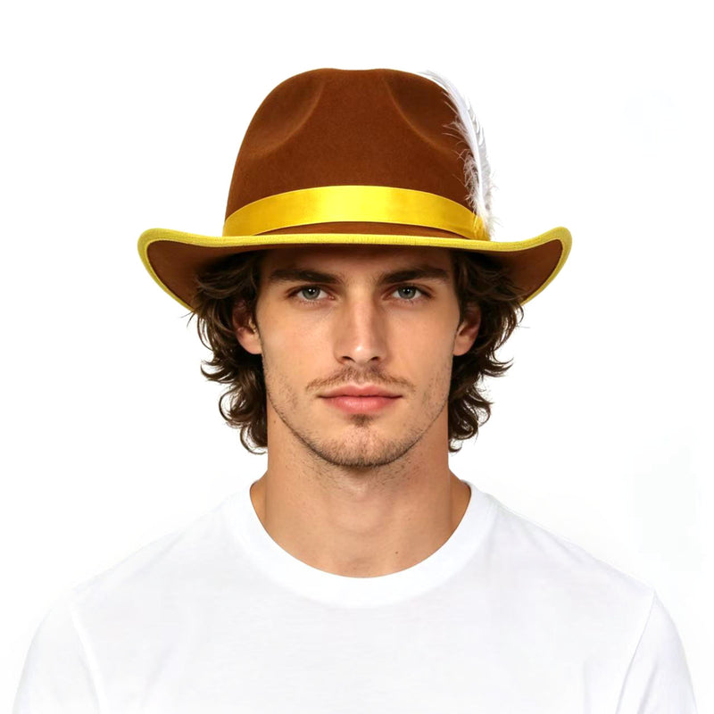 Brown Bavarian Hat - PARTY PLANET