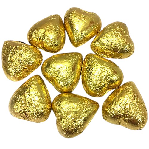 Chocolate Hearts Gold 63g