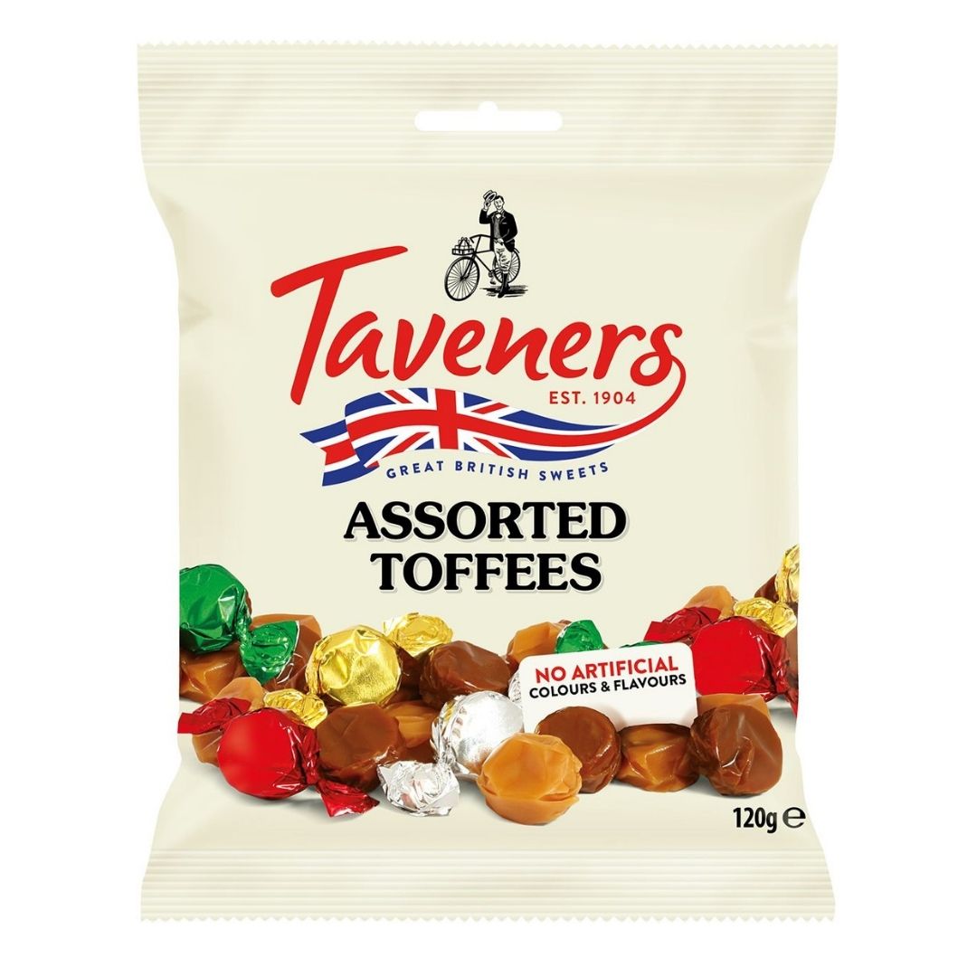 Taverners Assorted Toffees – 165g