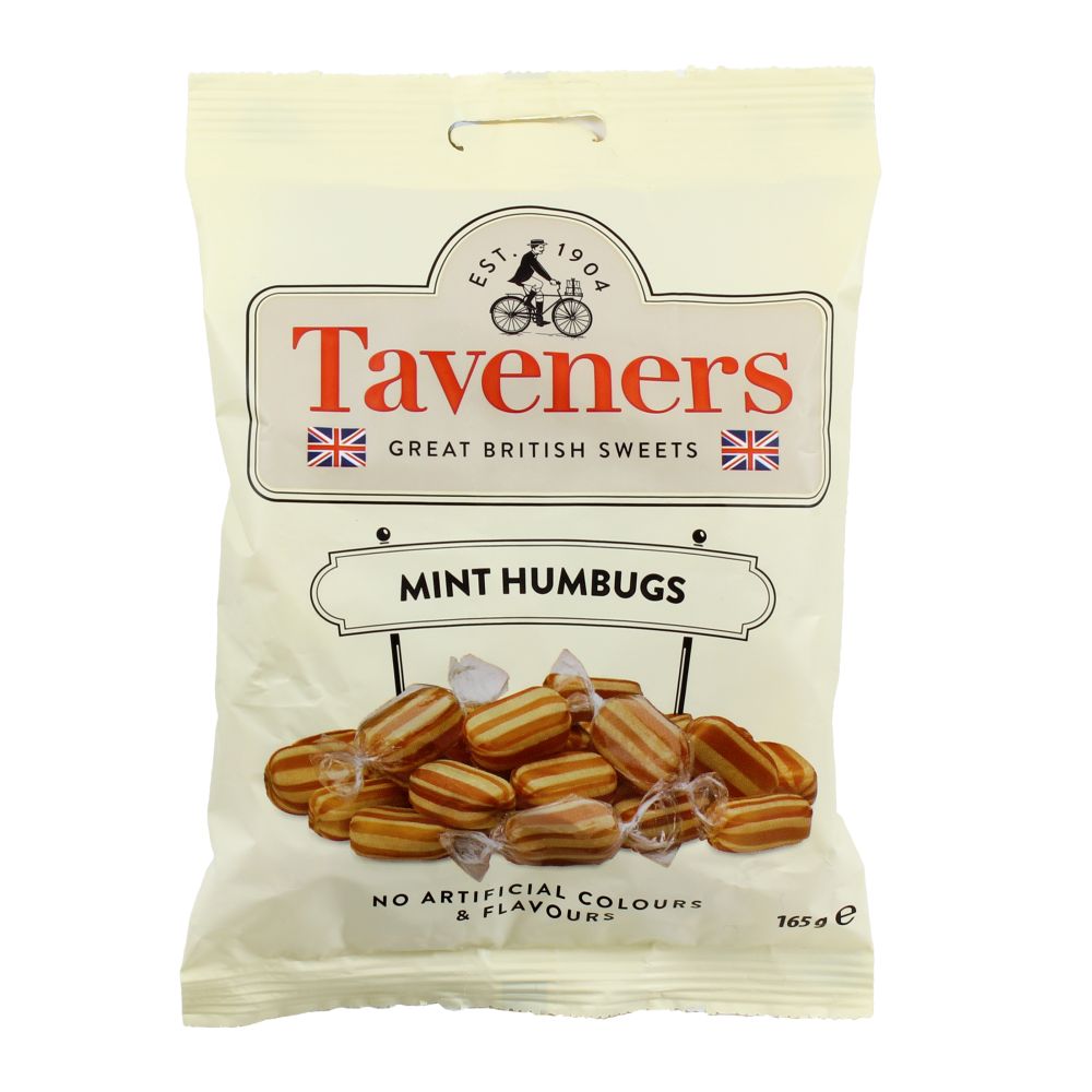 Taverners Mint Humbugs – 165g