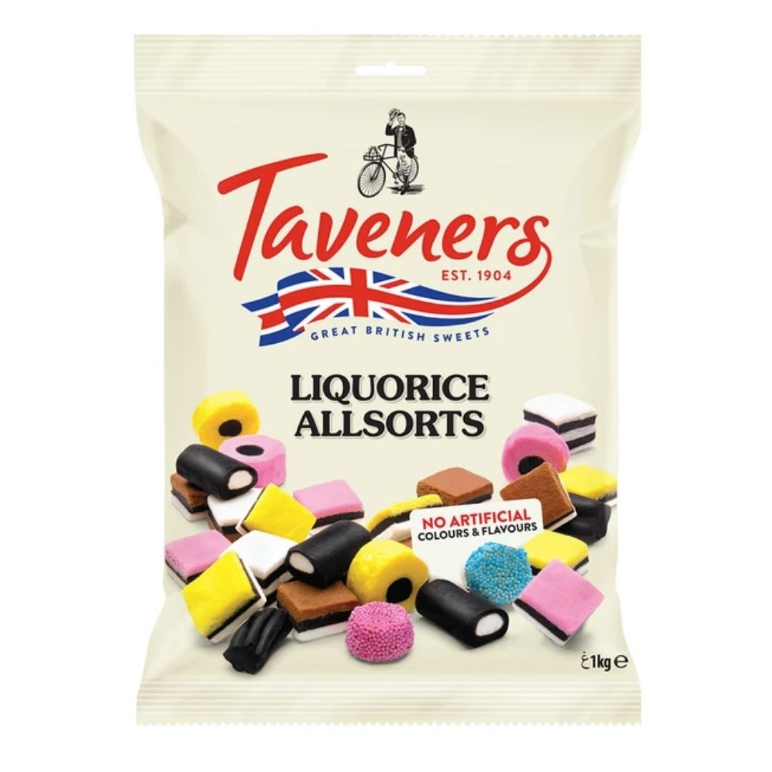Taverners Liquorice Allsorts – 165g