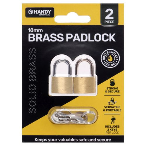 Brass Padlock – 2 Pack