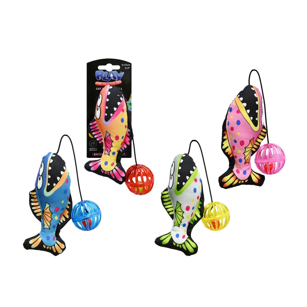 Fish With Bell Cat Toy