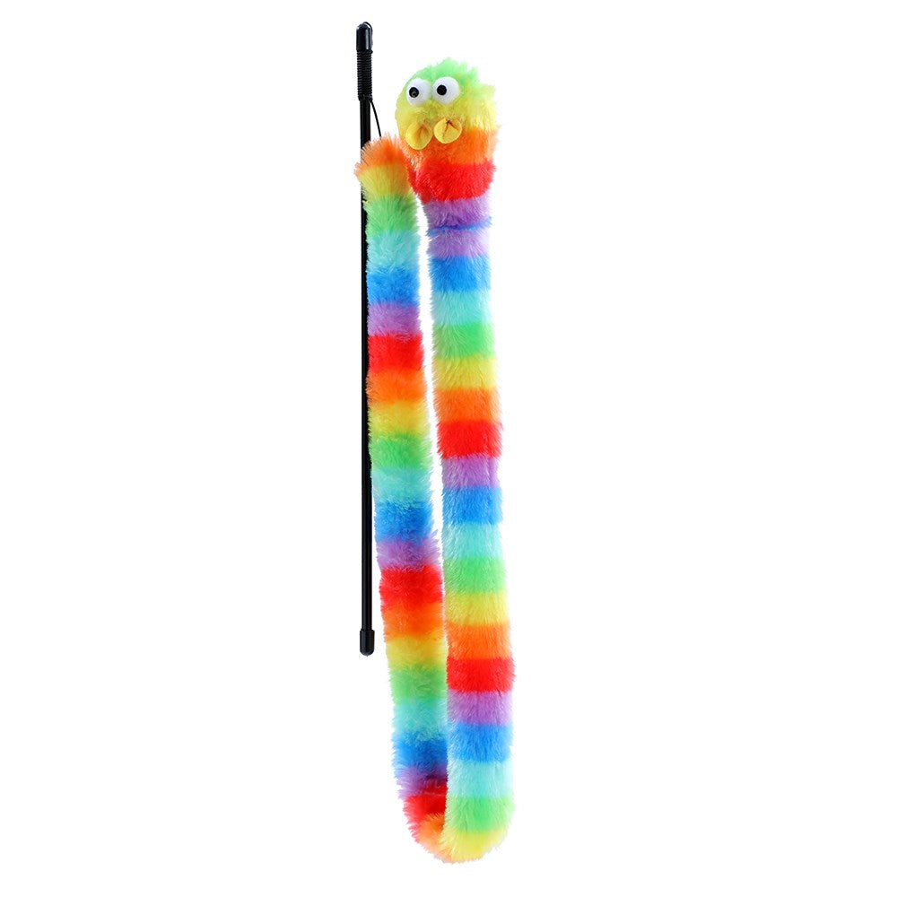 Rainbow Cat Dangler Wand 1.5m