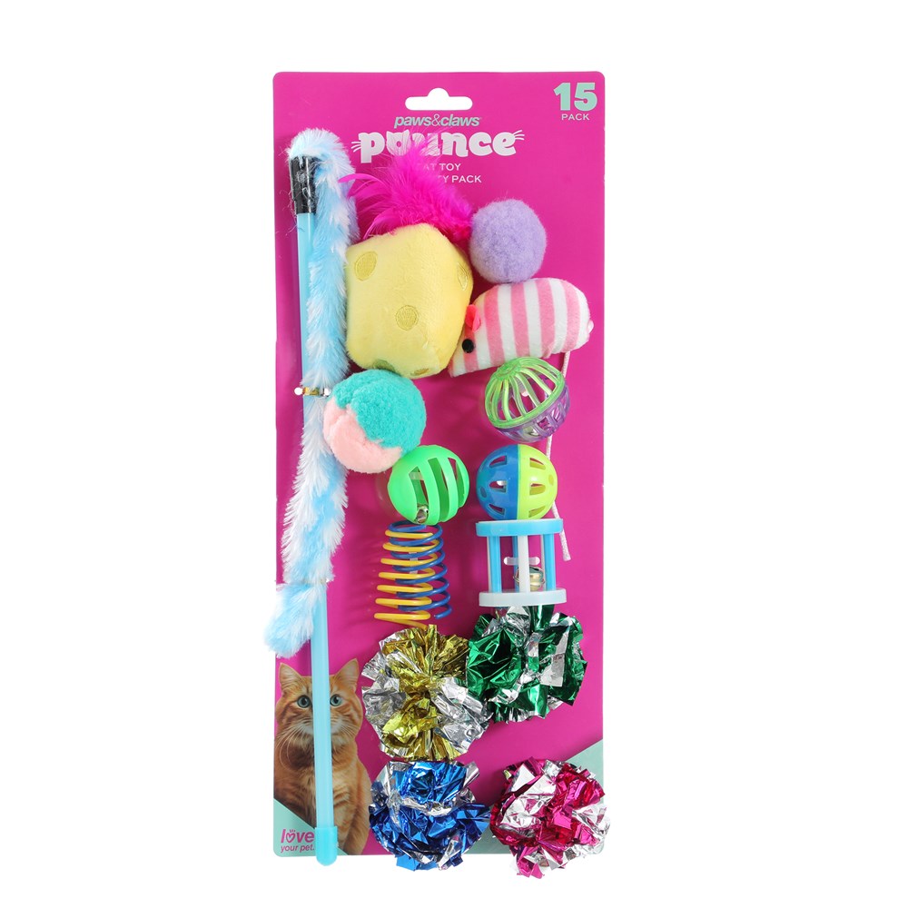 15 Pack Cat Toy Variety Pack