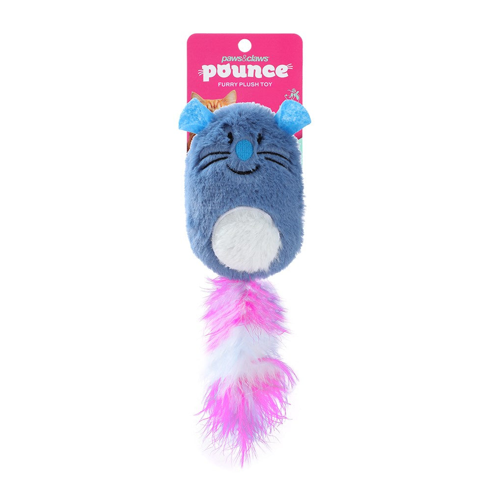 Pounce Plush Kicker Cat Toy Assorted
