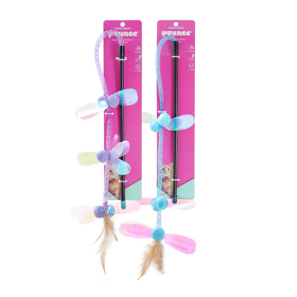 Cat Dangler Toy 50 x 5cm 2 Assorted Colours