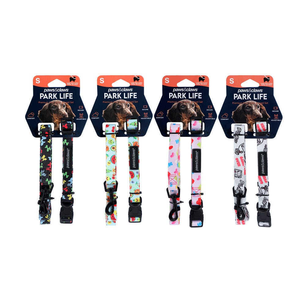 Park Life Collar and Lead Set - Small