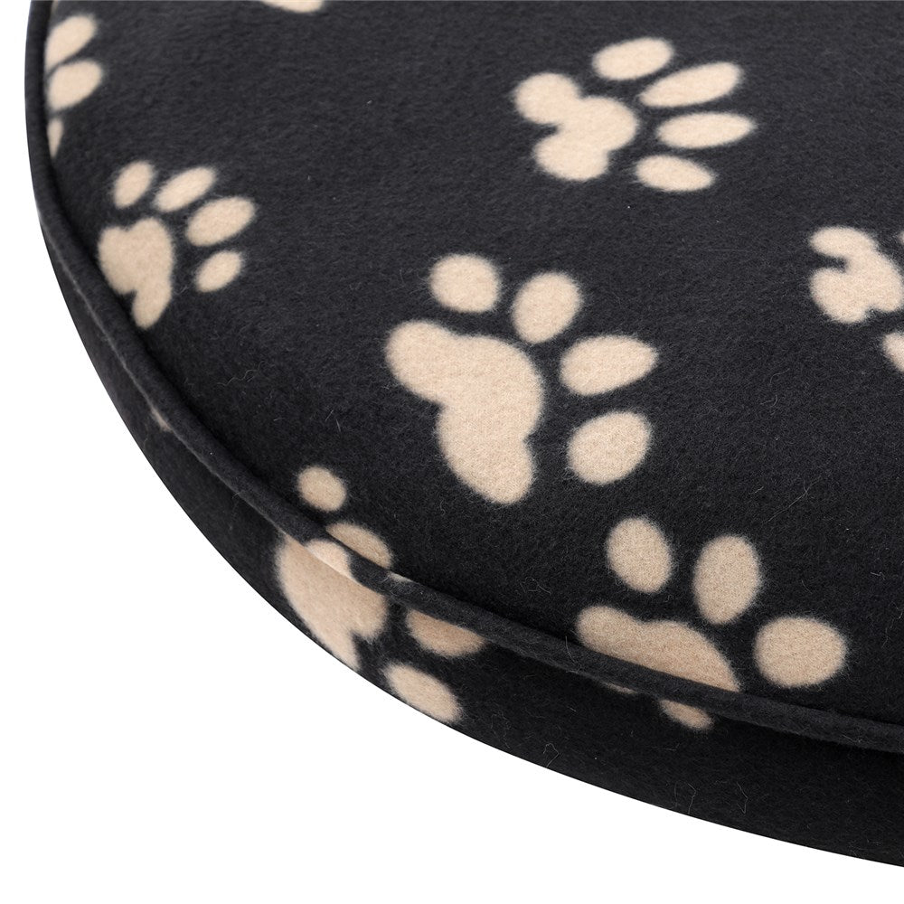 Fleece Round Pet Bed 80cm - 4 Designs
