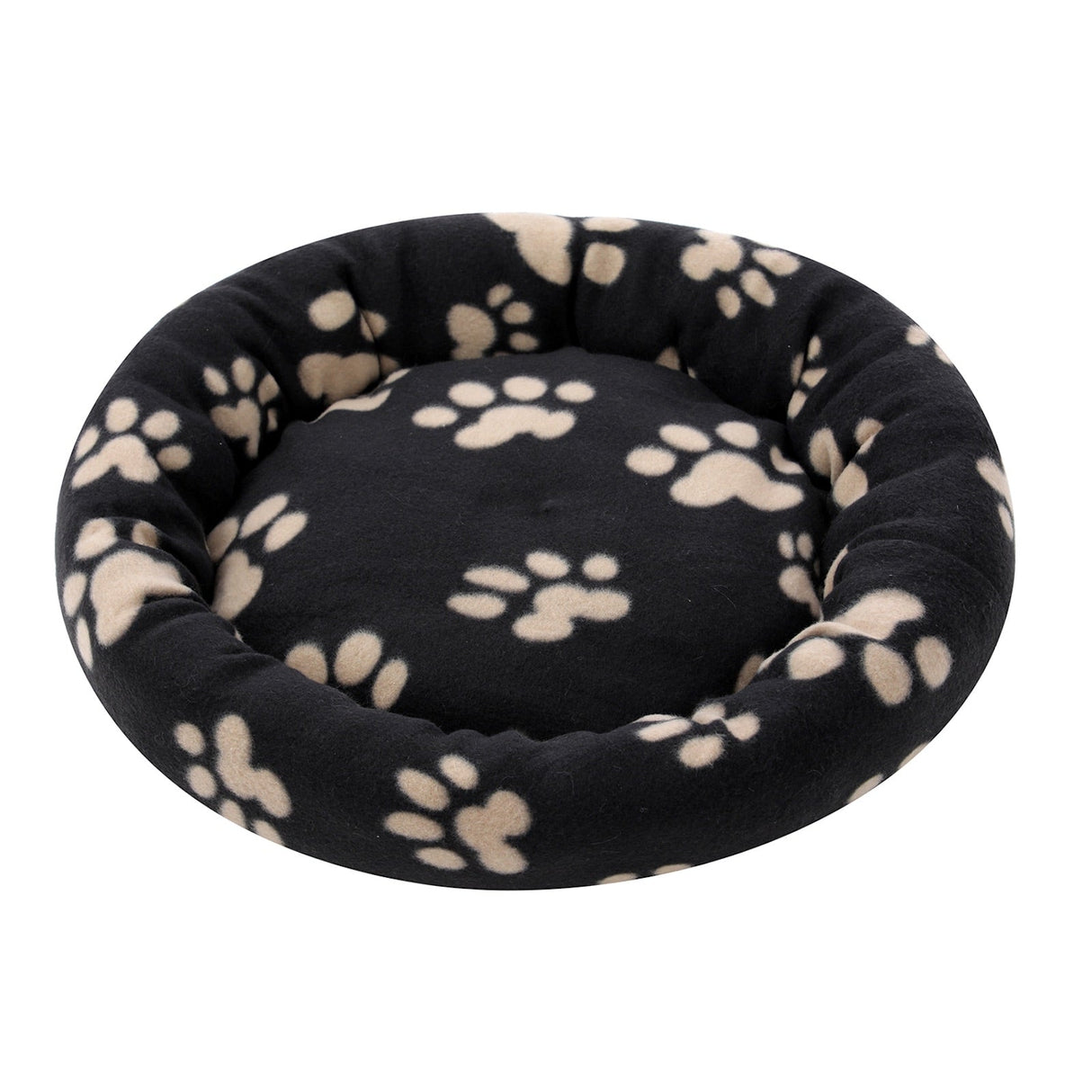 Round Fleece Pet Bed - Assorted