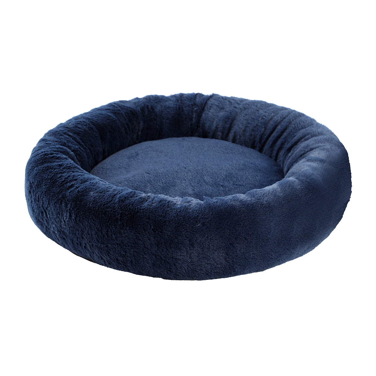 Round Anxiety Plush Pet Bed 56cm