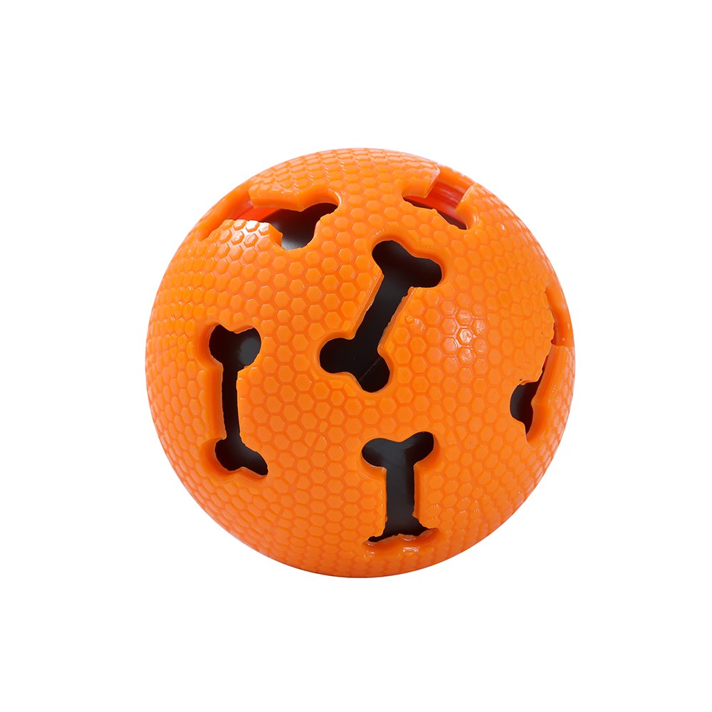 3 Pack Beef Scented Squeaker Dog Ball 7cm