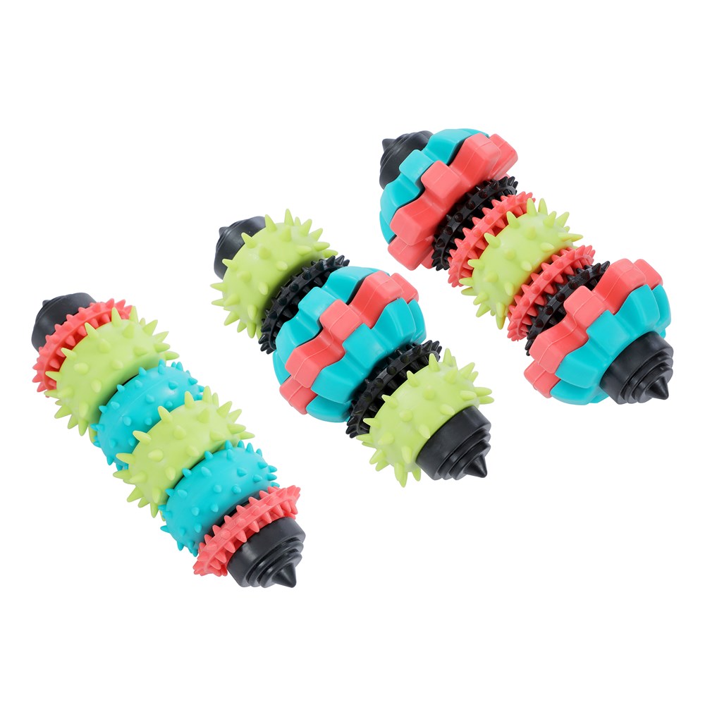 Clean N Chew TPR Dental Dog Toy 17cm 3 Assorted