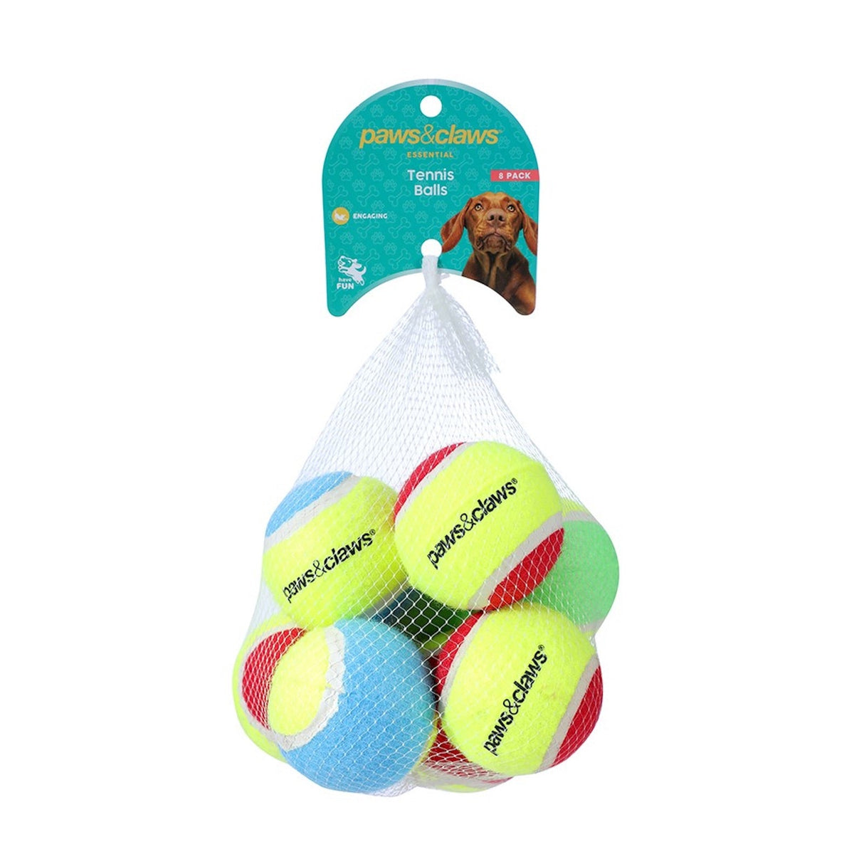Tennis Balls 8pk - Assorted