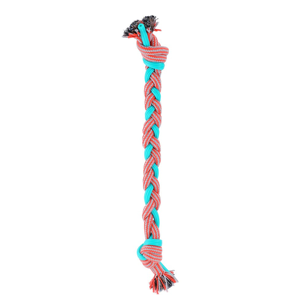 Stretch & Fetch TPR Braided Rope Tugger Dog Toy