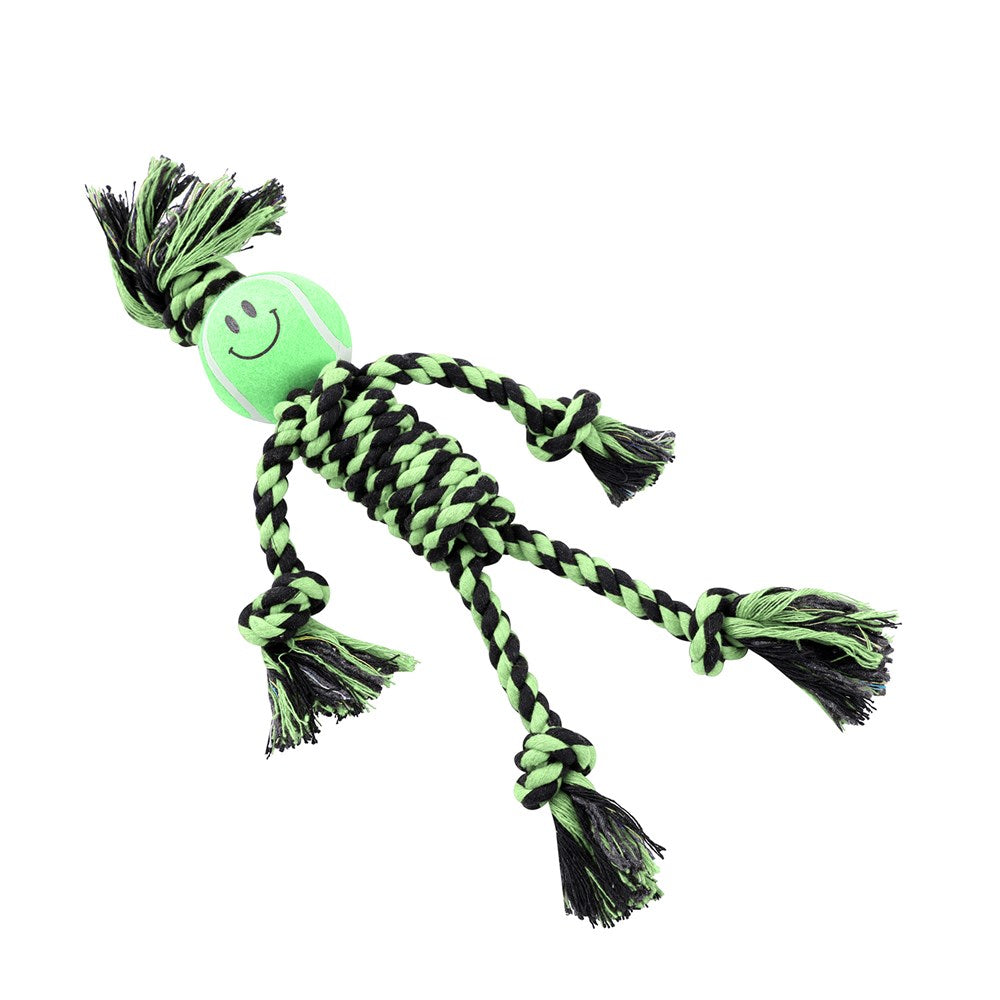 Rope Man Tug Toy 40cm - Assorted