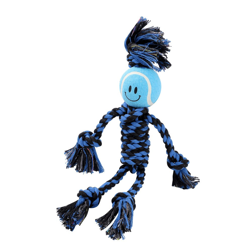 Rope Man Tug Toy 40cm - Assorted