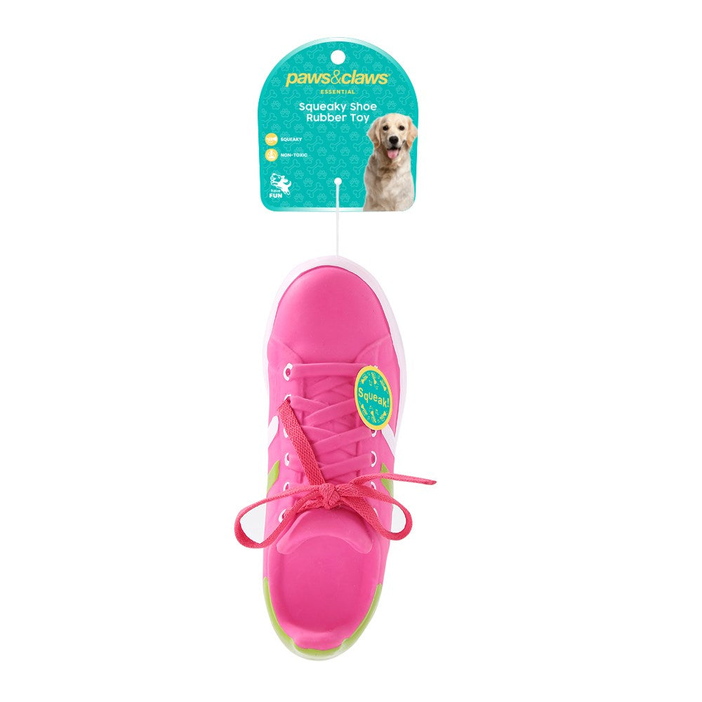 Squeaky Shoe Latex Dog Toy 24cm - Assorted