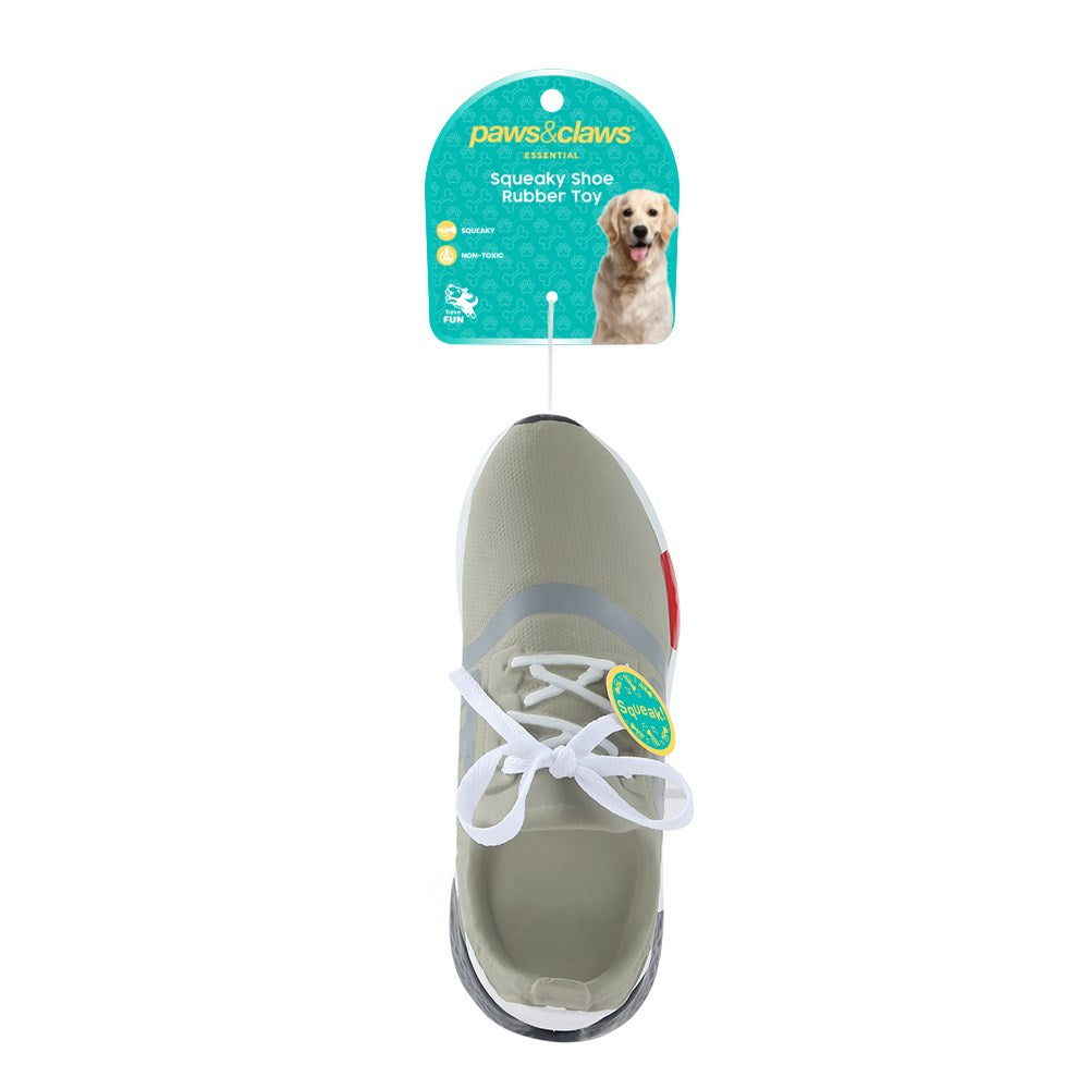 Squeaky Shoe Latex Dog Toy 24cm - Assorted