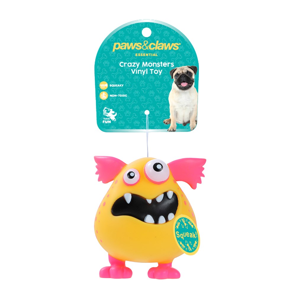 Vinyl Crazy Monster Pet Toy