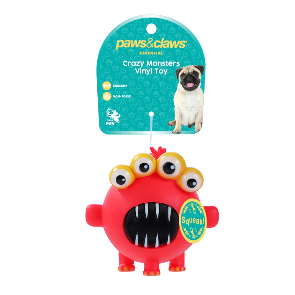 Vinyl Crazy Monster Pet Toy
