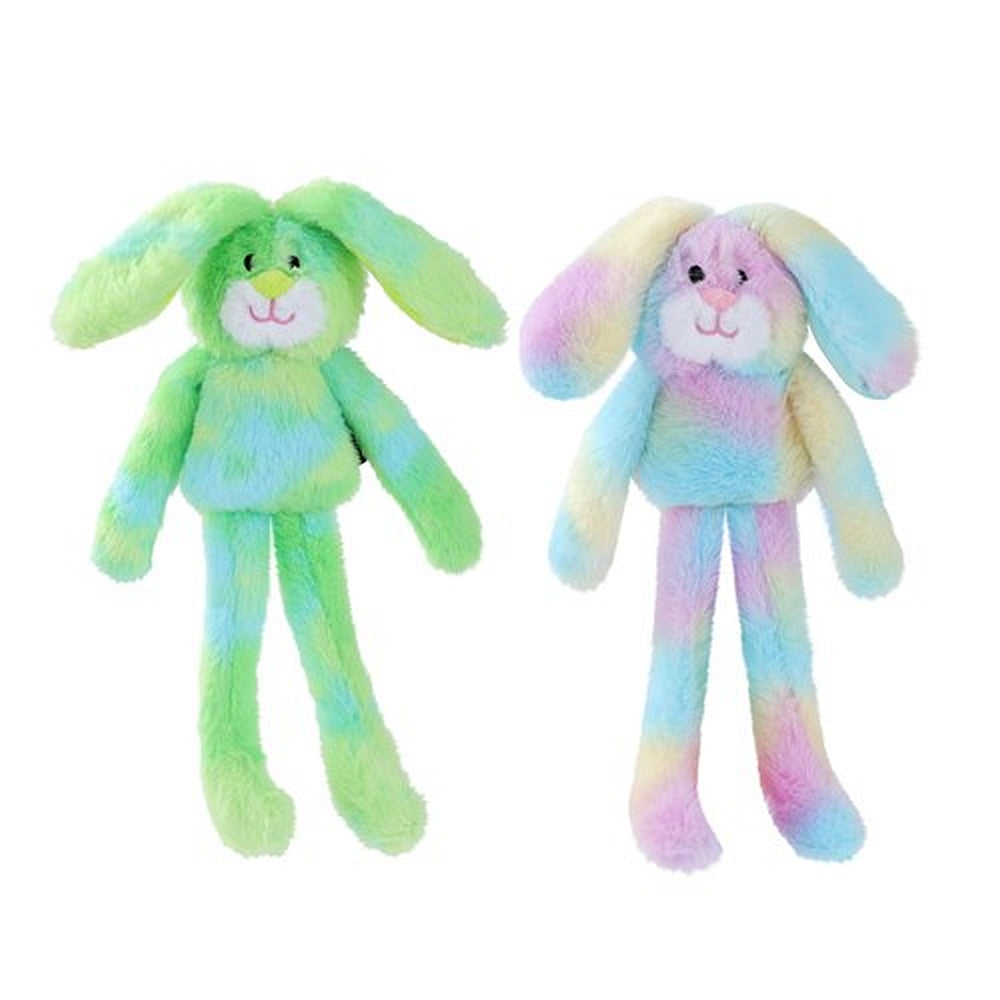 Plush Tie Dye Rabbit Pet Toy