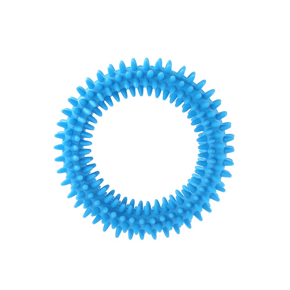 TPR Spikey Ring Dog Toy 11cm