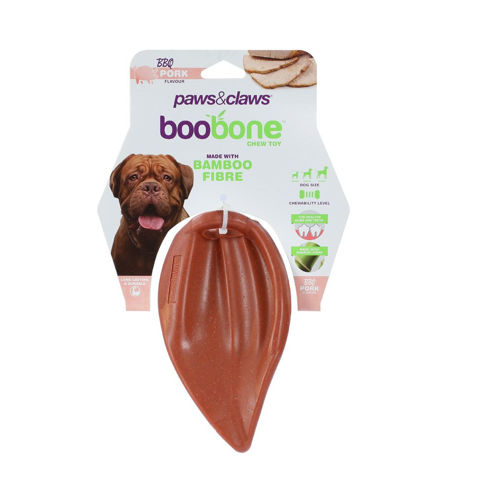 Boobone Pig's Ear Dog Chew Toy BBQ Pork Flavour 16cm