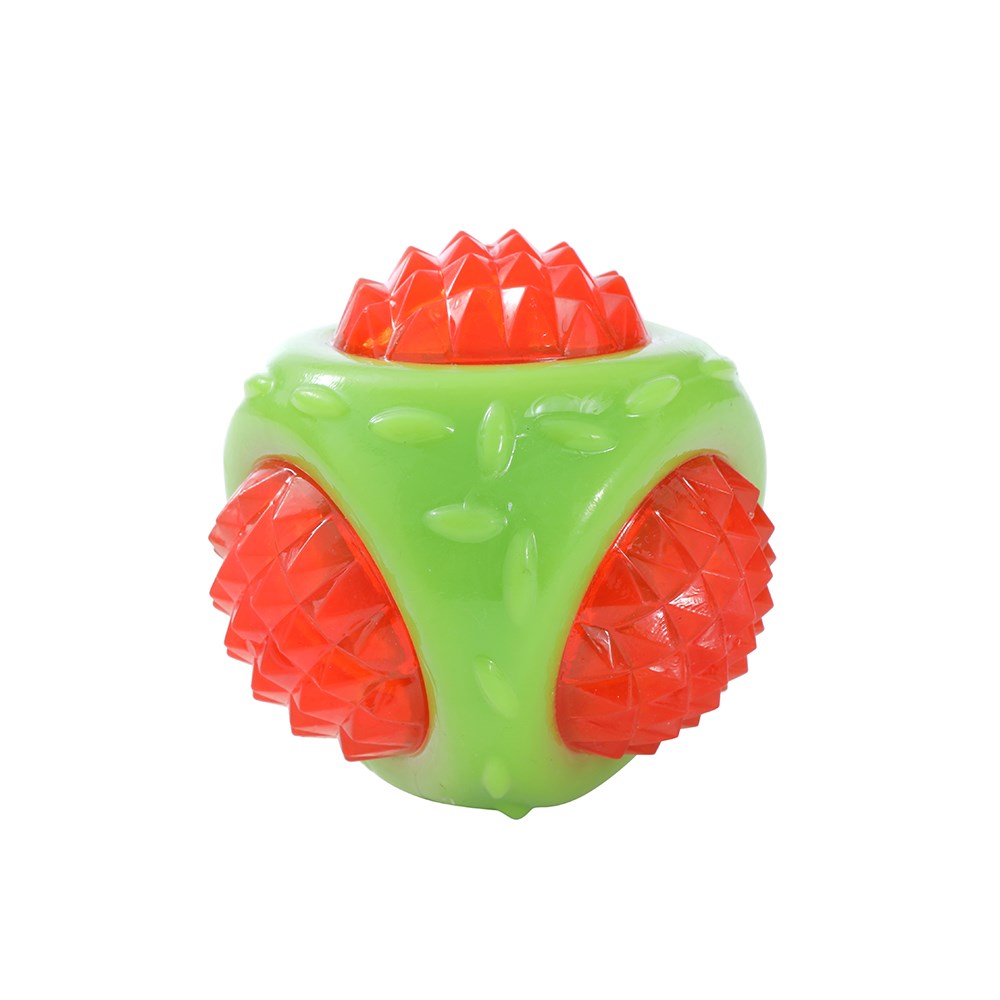 TPR Dental Squeaky Ball Dog Toy 8cm