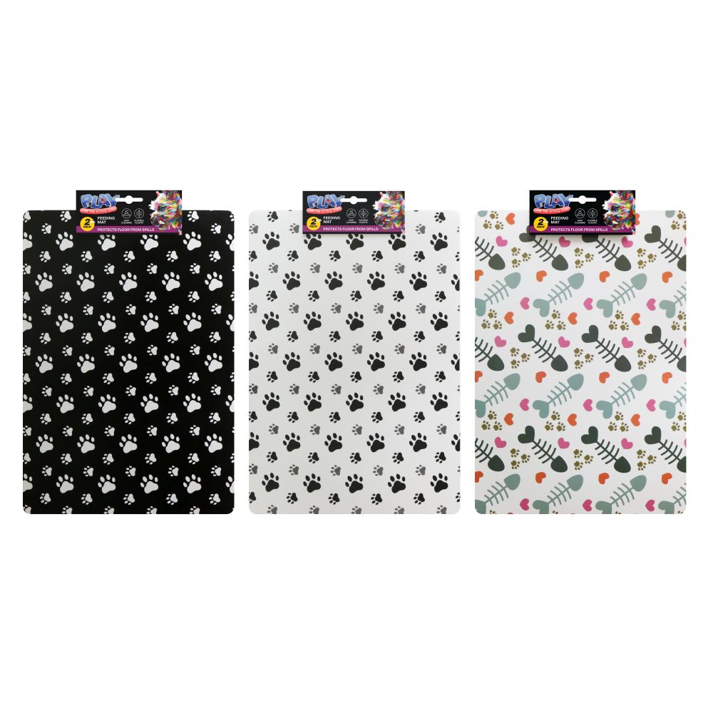 Pet Feeding Mat - 2 Pack