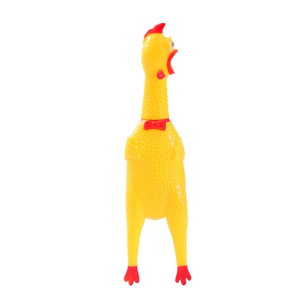 Squawking Chicken Pet Toy