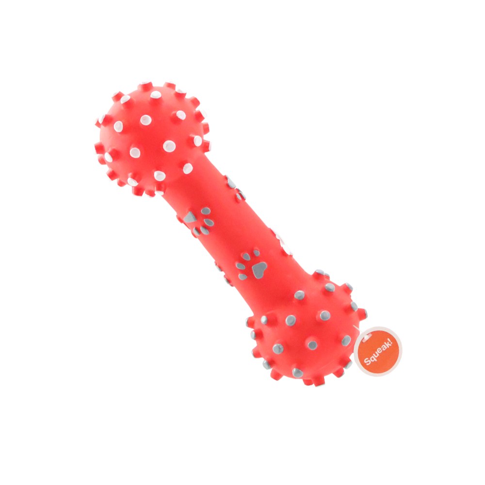 Paw Print Dumbbell Pet Toy