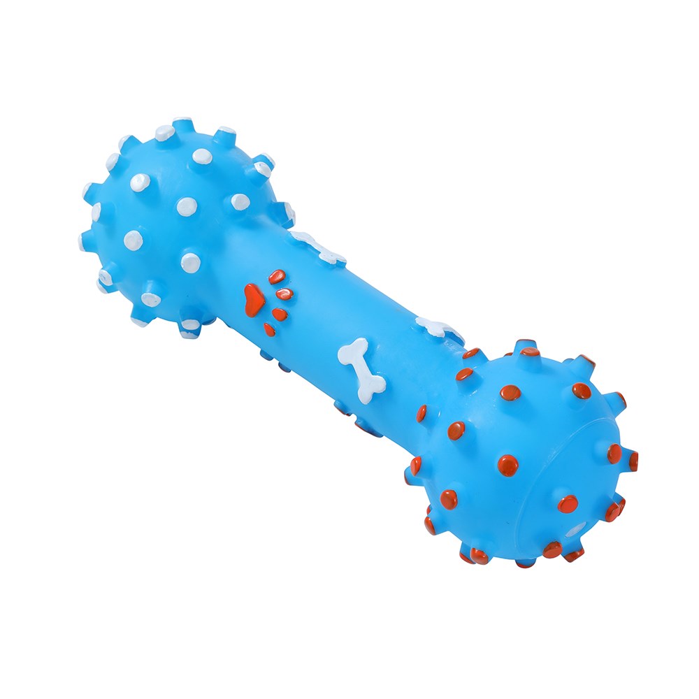 Paw Print Dumbbell Pet Toy