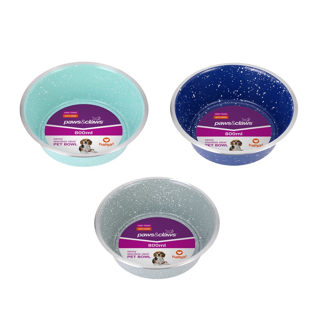 Savoy Stainless Steel Pet Bowl - Medium